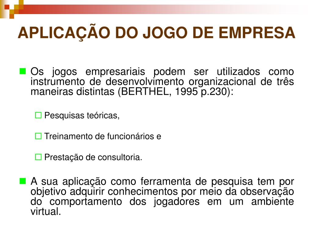 Aula 1 Noções e Aplicações de Teoria dos Jogos - Npg1236 - Economia  Empresarial