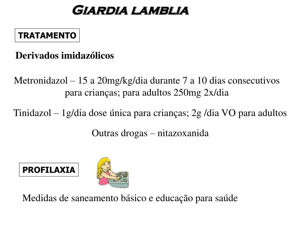 giardia lamblia profilaxia)