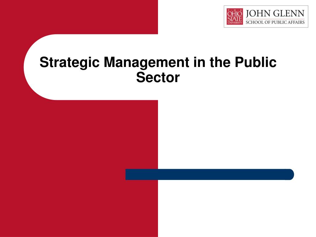 strategic planning public administration