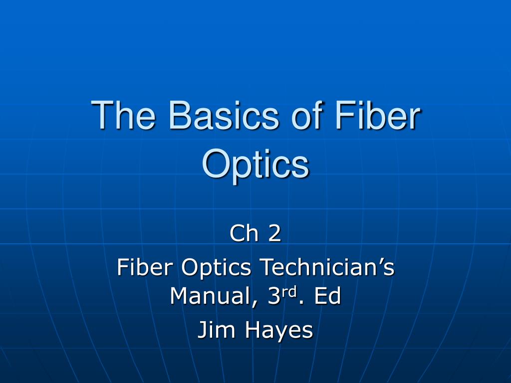 1 Fiber Optics EPOXY/POLISH TERMINATIONS. 2 Fiber Optics A WORD OF CAUTION  WHEN TERMINATING FIBER. THERE ARE SPECIFIC SAFETY PROCEDURES THAT NEED TO  BE. - ppt download