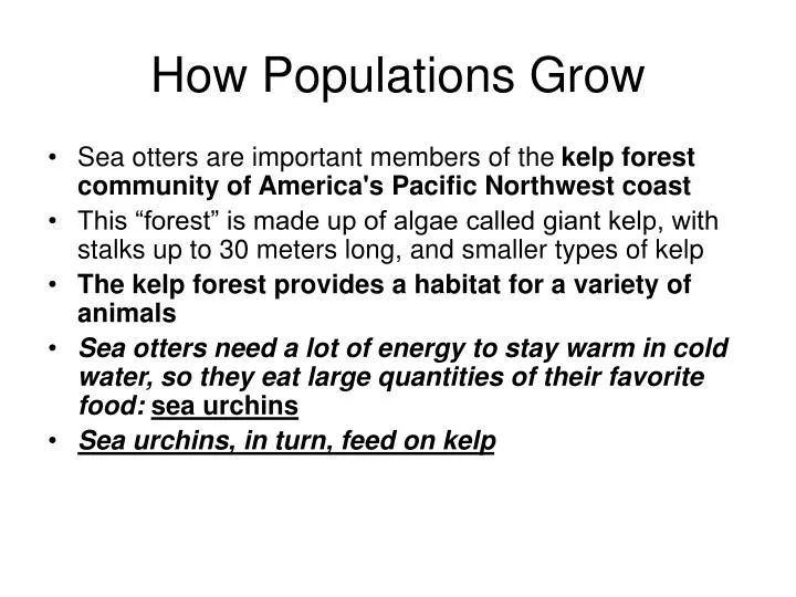 PPT - How Populations Grow PowerPoint Presentation, free download - ID