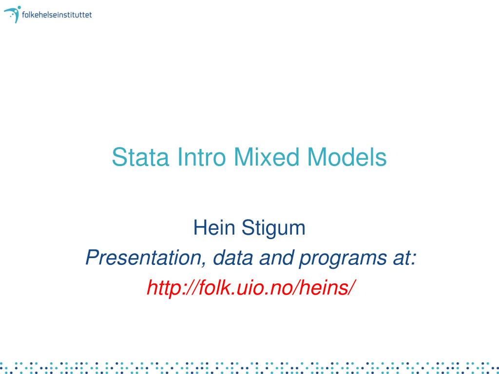 PPT - Stata Models PowerPoint Presentation, free download -