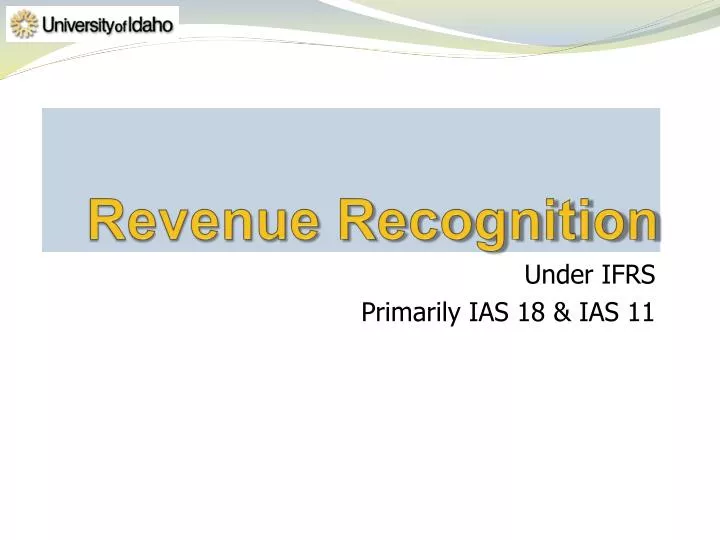 revenue recognition n.