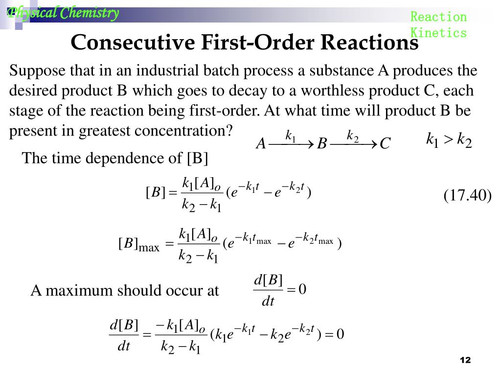 PPT Reaction Kinetics 2 PowerPoint Presentation Free Download ID 