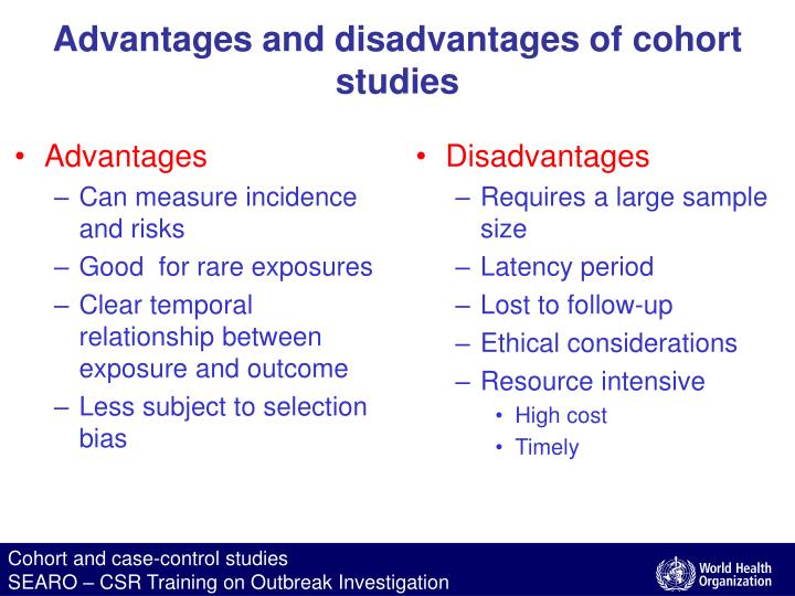 case control studies advantages and disadvantages Video created by the university of north carolina at chapel hill for the course epidemiology: the basic science of public health this module introduces the following study designs: experimental, cohort, case control, cross-sectional, and. case control studies advantages and disadvantages Video created by the university of north carolina at chapel hill for the course epidemiology: the basic science of public health this module introduces the following study designs: experimental, cohort, case control, cross-sectional, and.