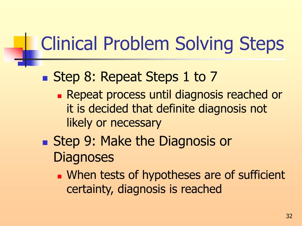 clinical problem solving nursing