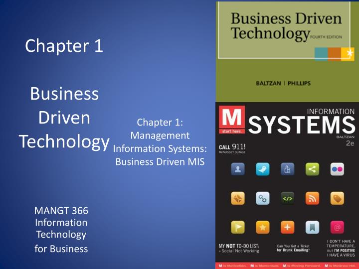 chapter 1 business driven technology n.