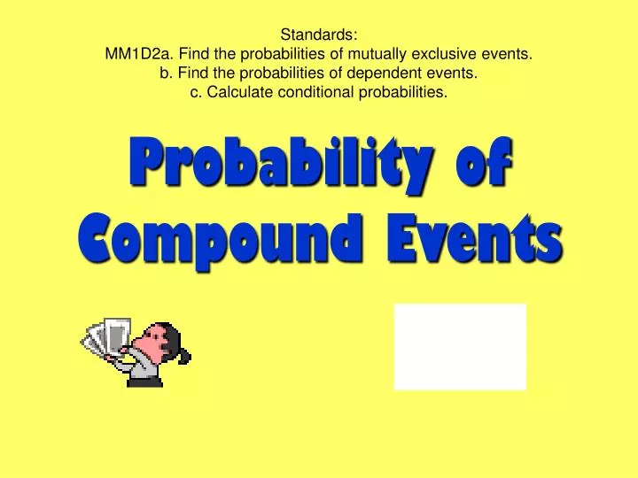 probability of compound events ppt Ppt probability of compound event powerpoint presentation id.