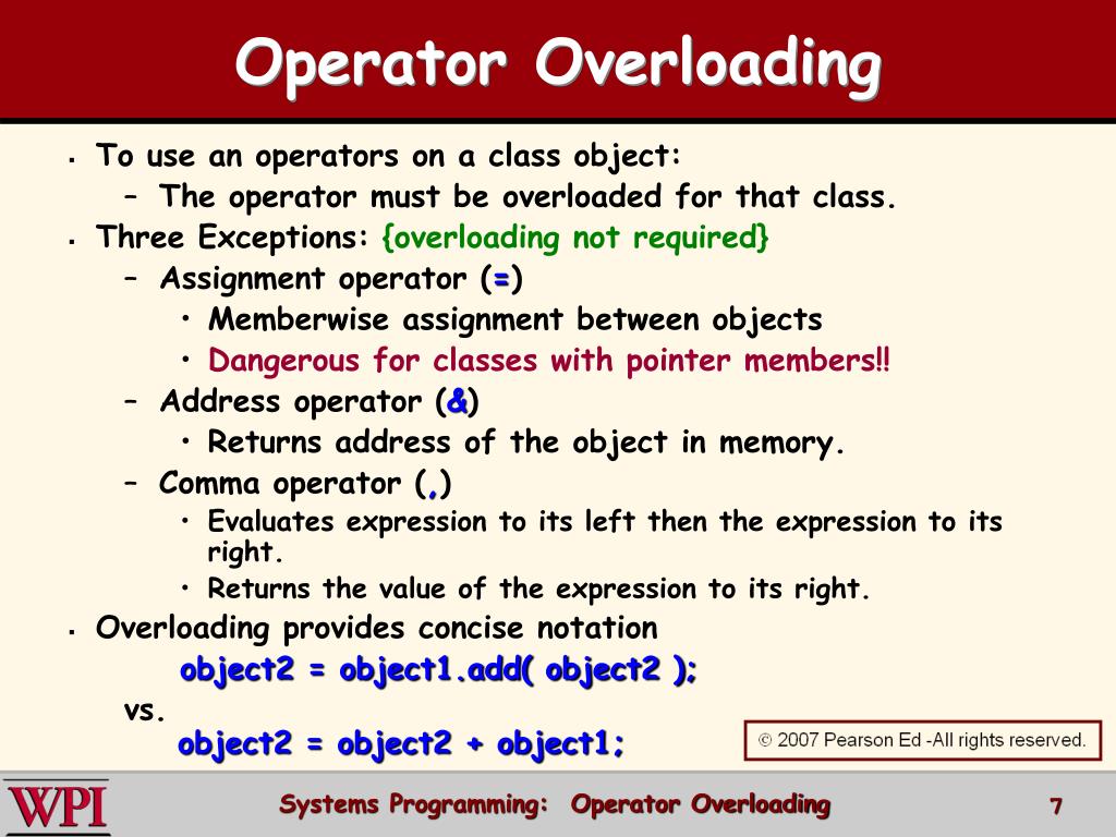 SOLUTION: Operator overloading - Studypool