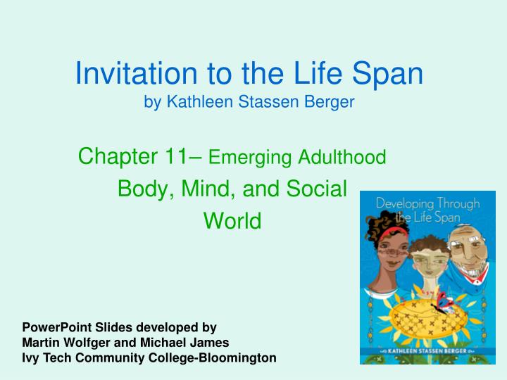 invitation to the life span by kathleen stassen berger n.
