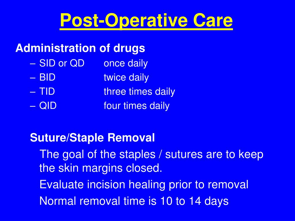 Операций post. Post op Care. Aiding in Post-operative Recovery.