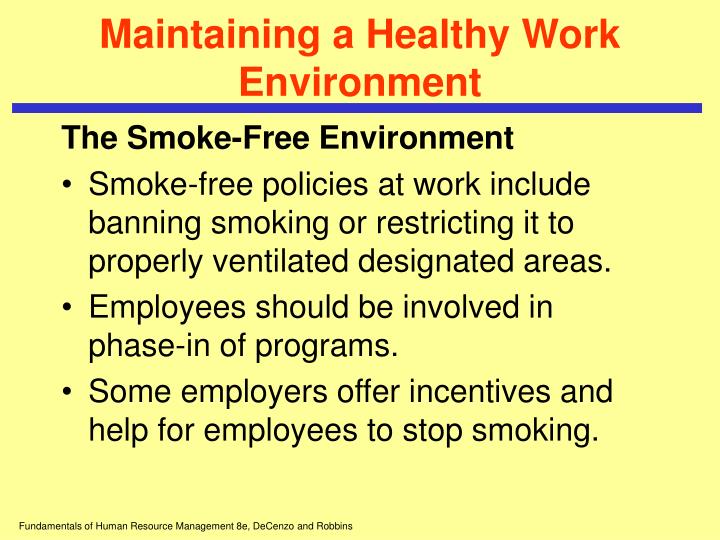 healthy work environment healthy work environment