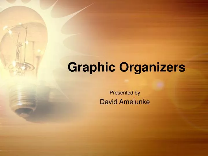 graphic organizers n.