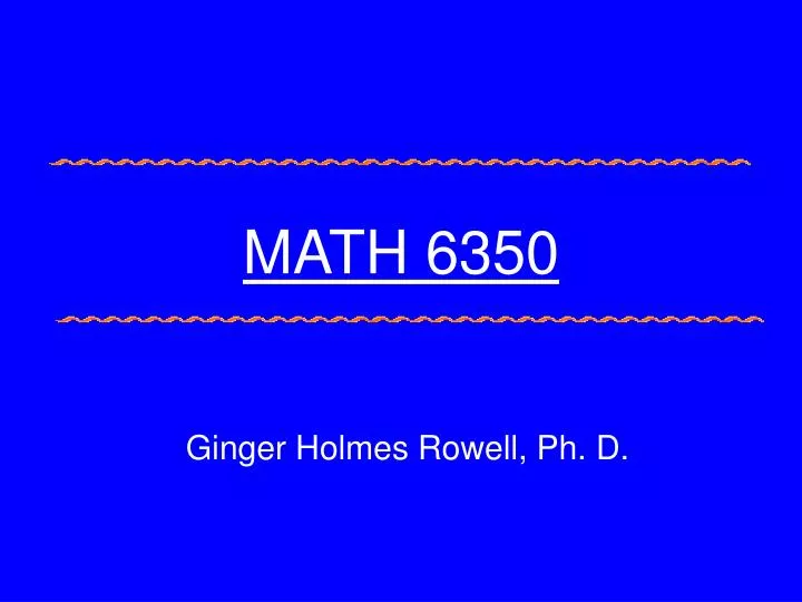 math 6350 n.