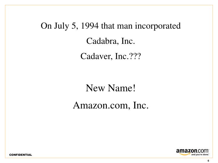 PPT - Amazon A History and Evolution of Business ...