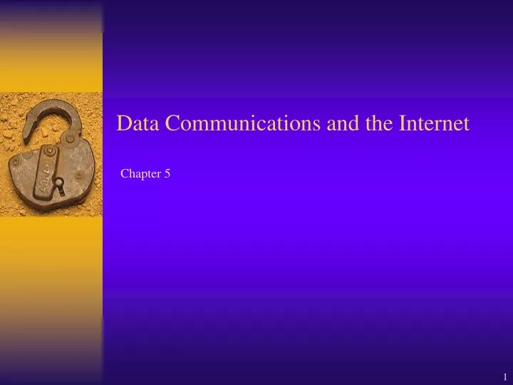 data communications and the internet n.