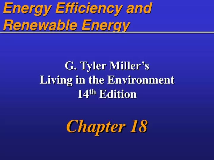 energy efficiency and renewable energy n.