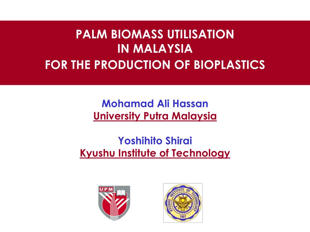 PPT - PALM BIOMASS UTILISATION IN MALAYSIA FOR THE ...