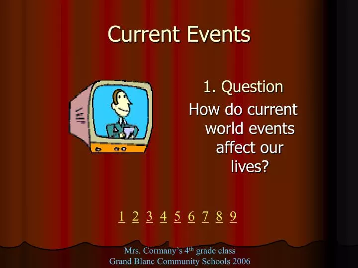 PPT Current Events PowerPoint Presentation, free download ID4722