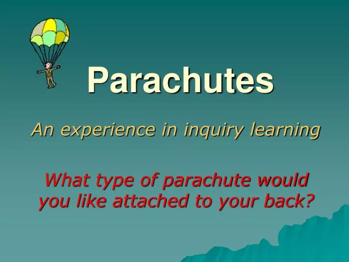 parachutes n.