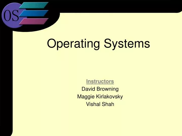 operating systems n.