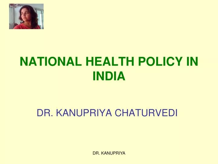 national health policy in india n.