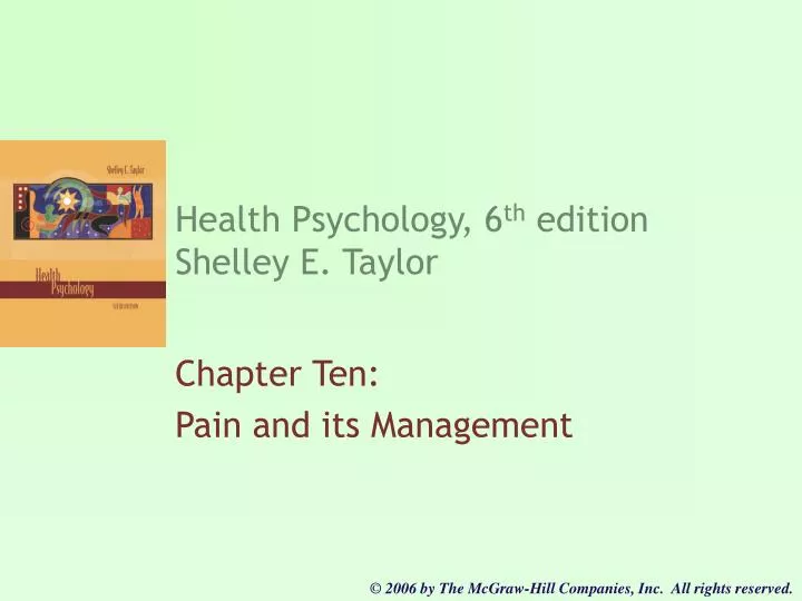 health psychology 6 th edition shelley e taylor n.