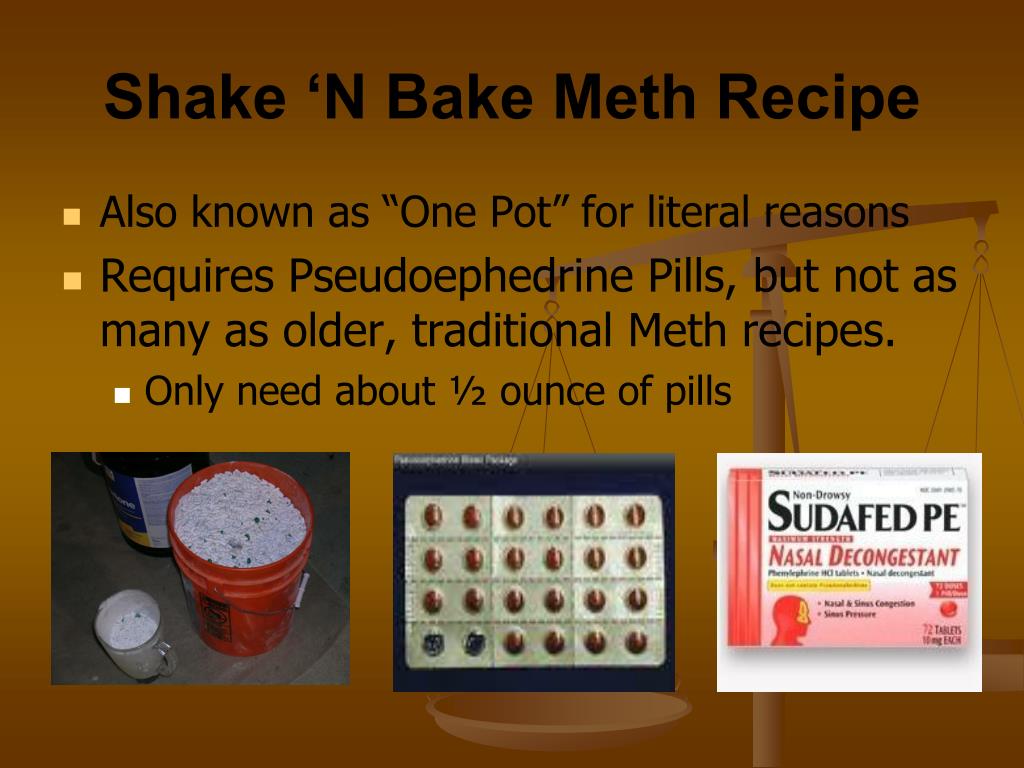 ...but not as many as older, traditional Meth recipes. 