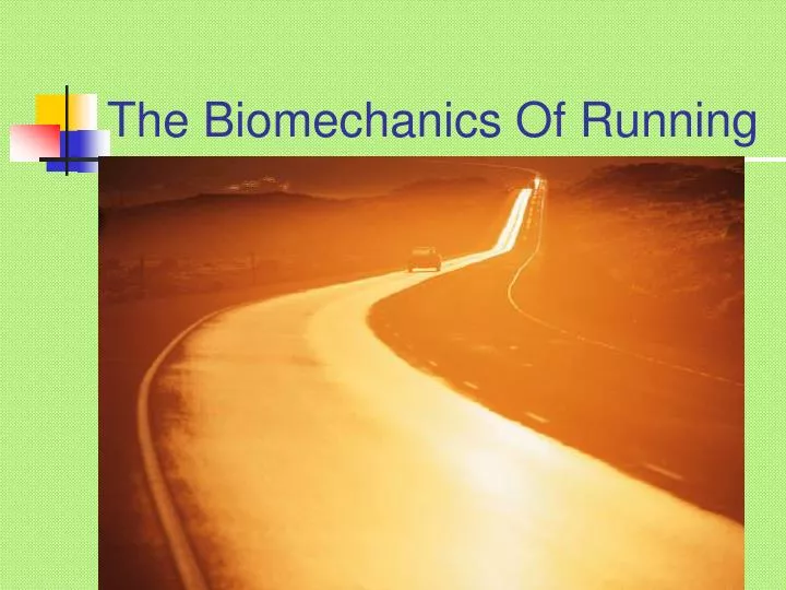 the biomechanics of running n.