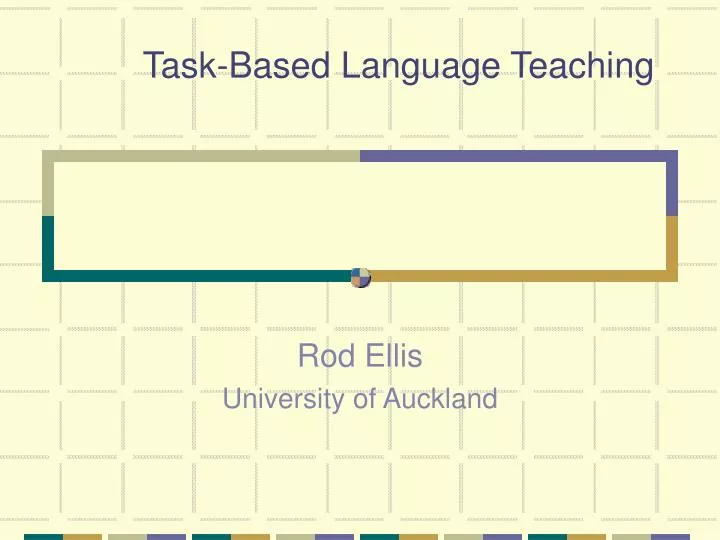 task based language teaching n.