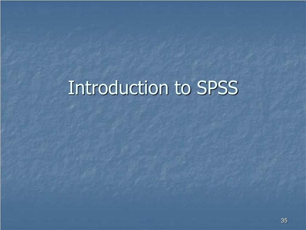 Exam SPS Introduction