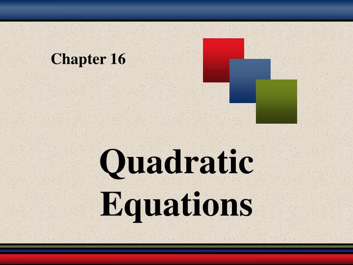 quadratic equations n.
