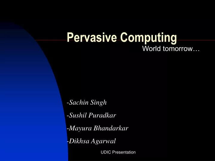 pervasive computing n.