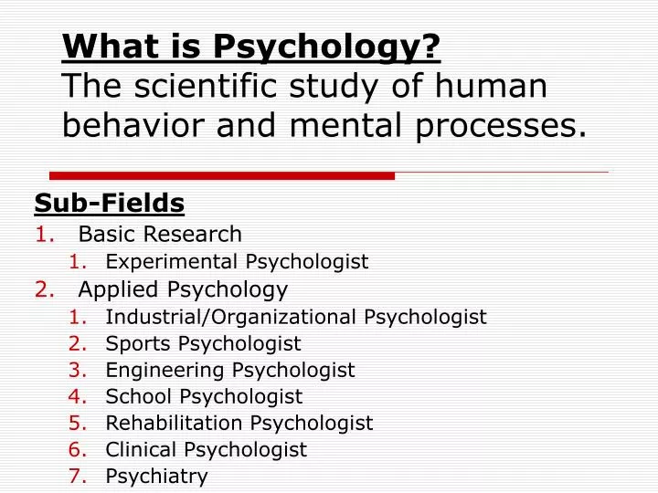 methods of studying human behaviour in psychology