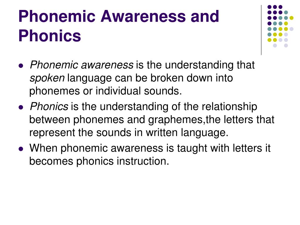 PPT - Chapter 5: Phonemic Awareness PowerPoint Presentation, Free ...