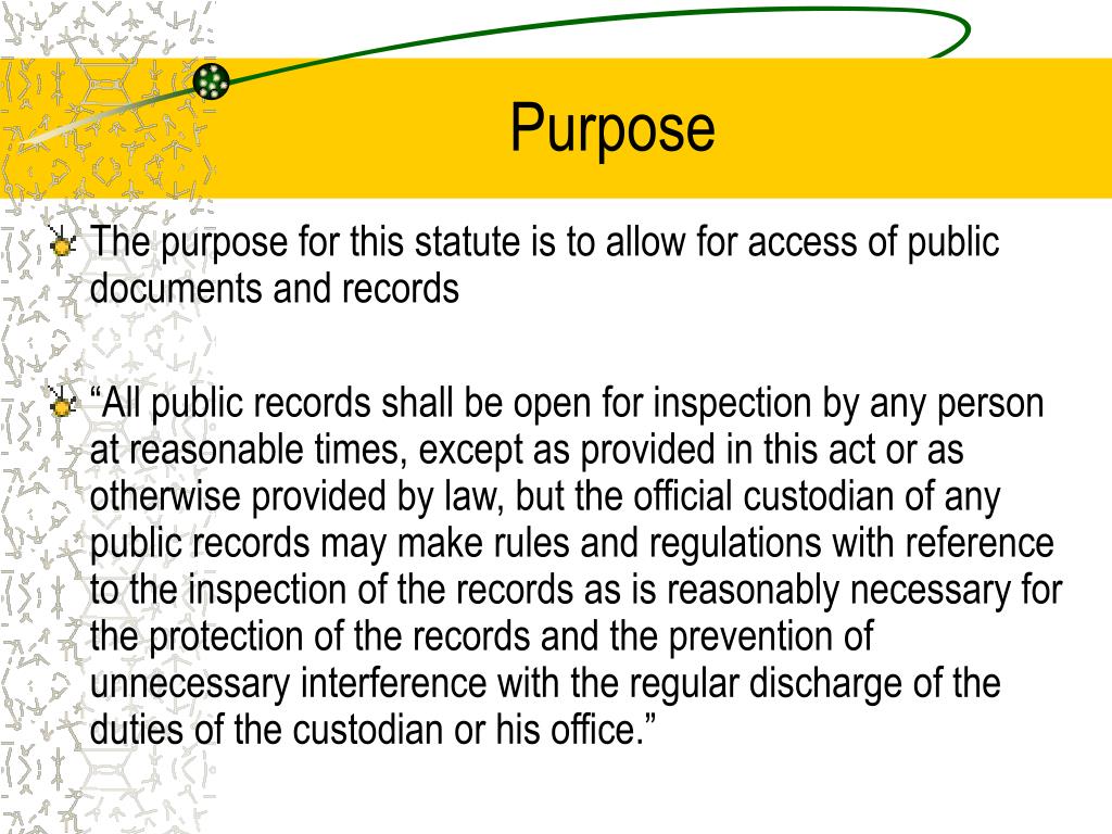 PPT The Public Records Act W.S. 164201 et. seq PowerPoint Presentation ID477403