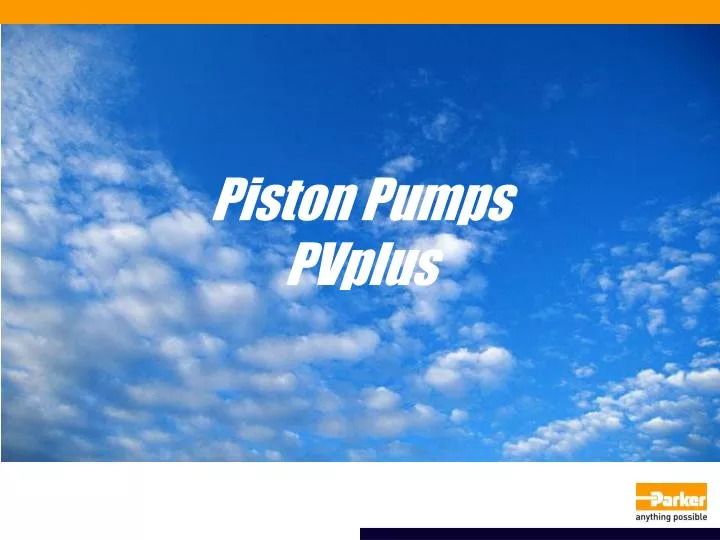 piston pumps pvplus n.