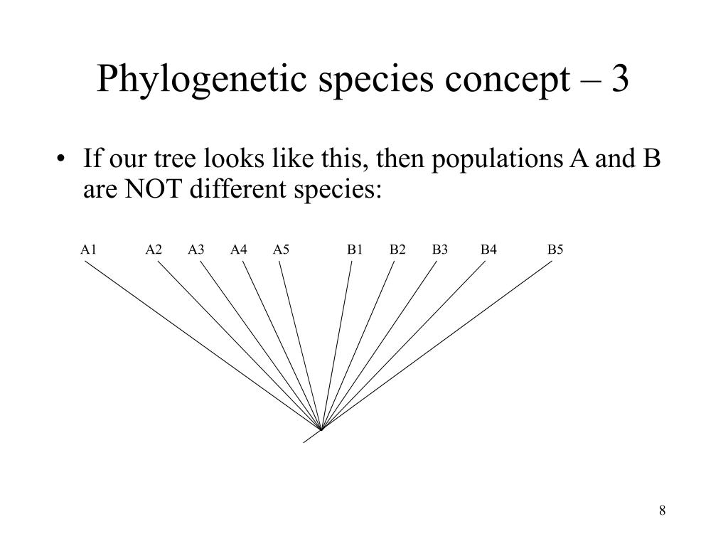 pros and cons of phylogenetic species concept