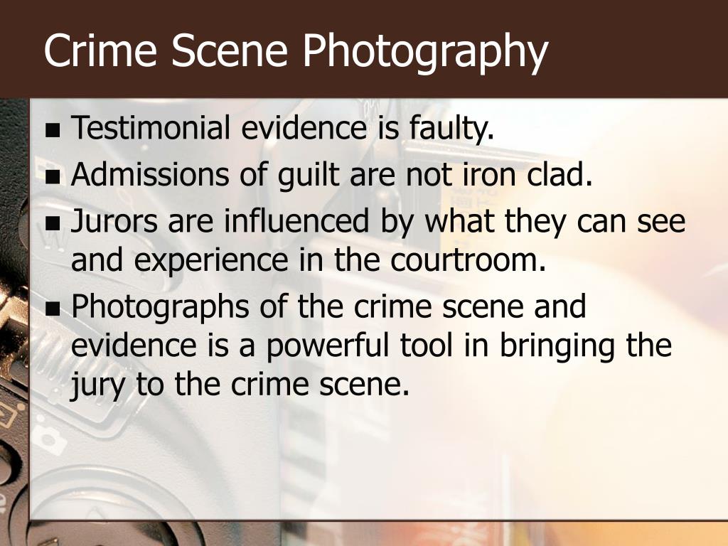 PPT - Crime Scene Photography PowerPoint Presentation, free download ...