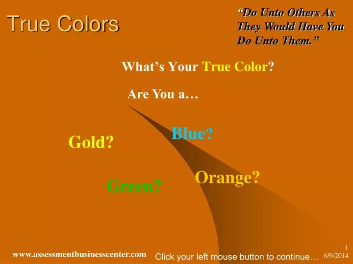 true colors powerpoint presentation