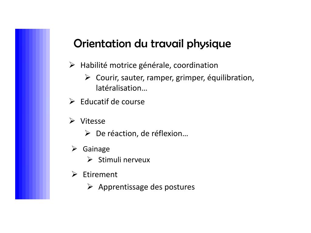 PPT - Préparation Physique Chez L’enfant De 7 à 18 Ans PowerPoint ...