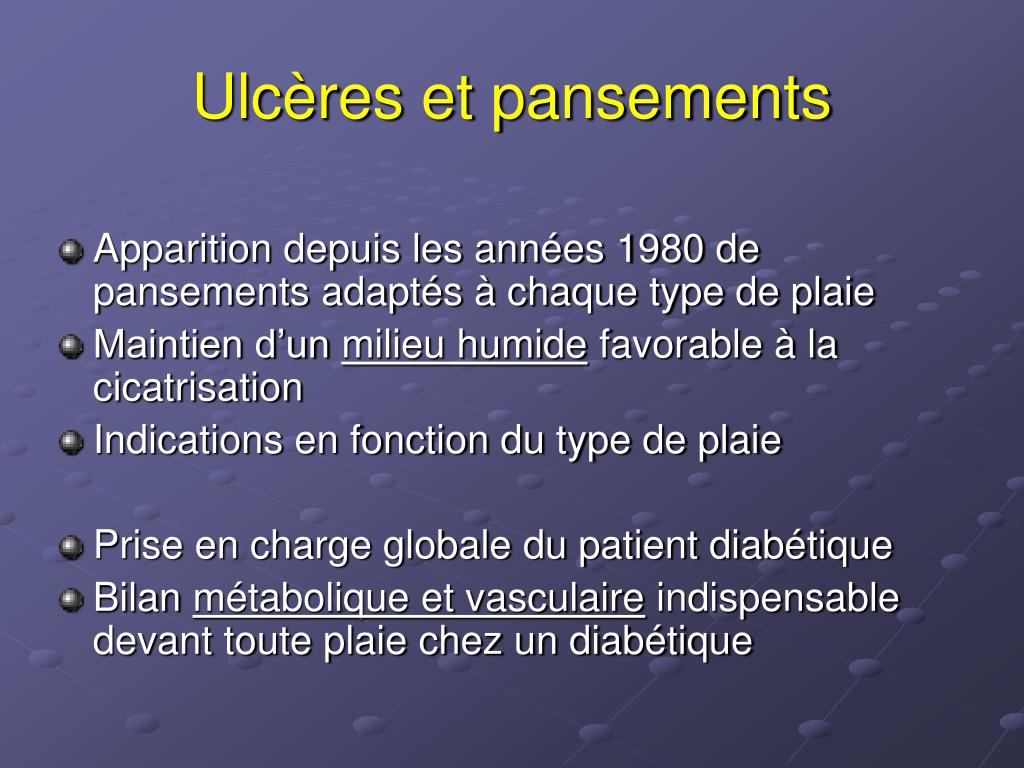 PPT - Ulcères et pansements PowerPoint Presentation, free download -  ID:478888