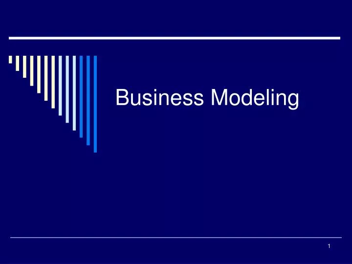 business modeling n.