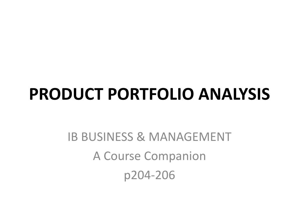 ppt product portfolio analysis powerpoint presentation id 479101 business portfolio analysis