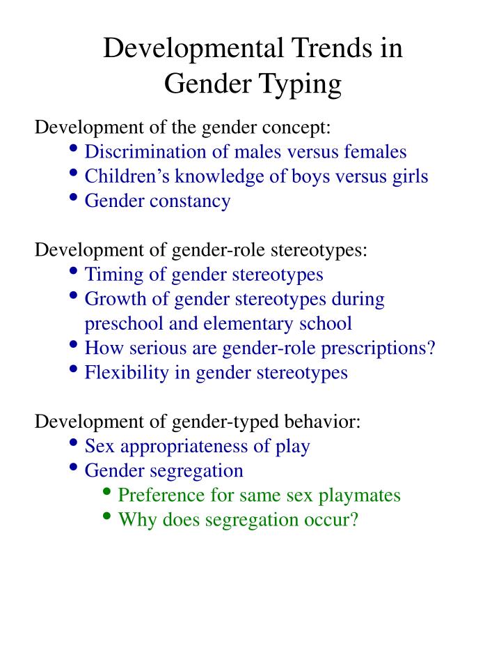 gender typing