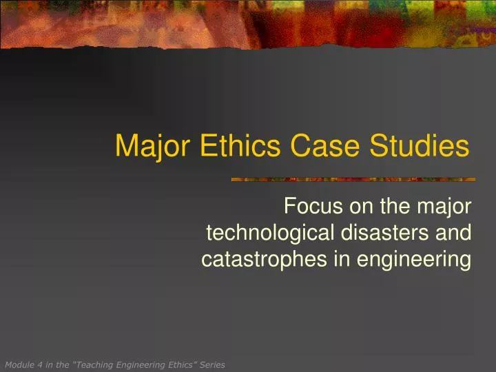 research ethics case studies ppt