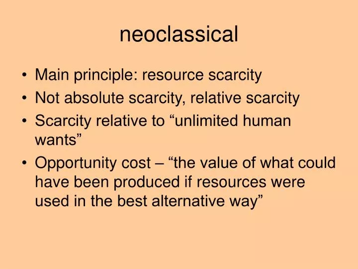 scarcity principle scarcity principle