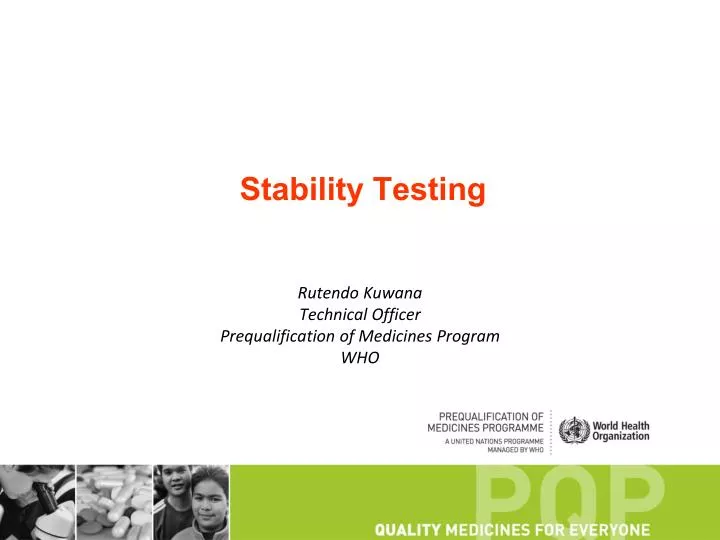 stability testing n.