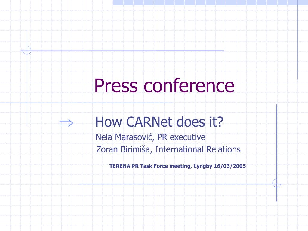 PPT - Press conference PowerPoint Presentation, free download - ID:481798