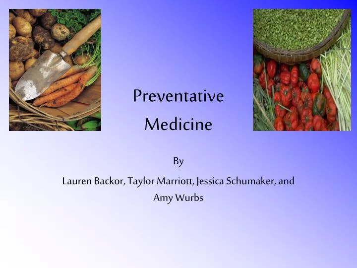 preventative medicine n.
